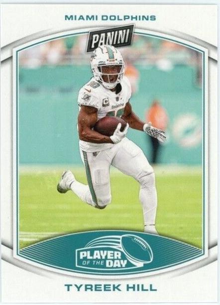 Tyreek Hill #11 Football Cards 2023 Panini Player of the Day