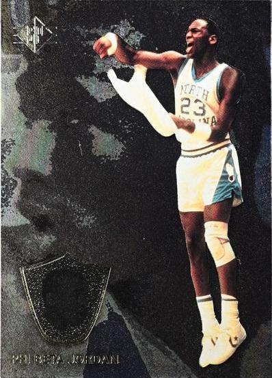 Michael Jordan #J4 Basketball Cards 1998 SP Top Prospects Phi Beta Jordan