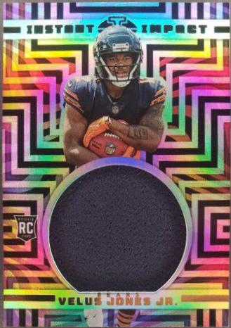 Velus Jones Jr. #II-VJ Football Cards 2022 Panini Illusions Instant Impact
