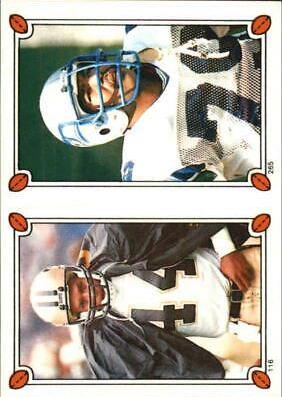 Dave Waymer, Jacob Green Football Cards 1987 Topps Stickers