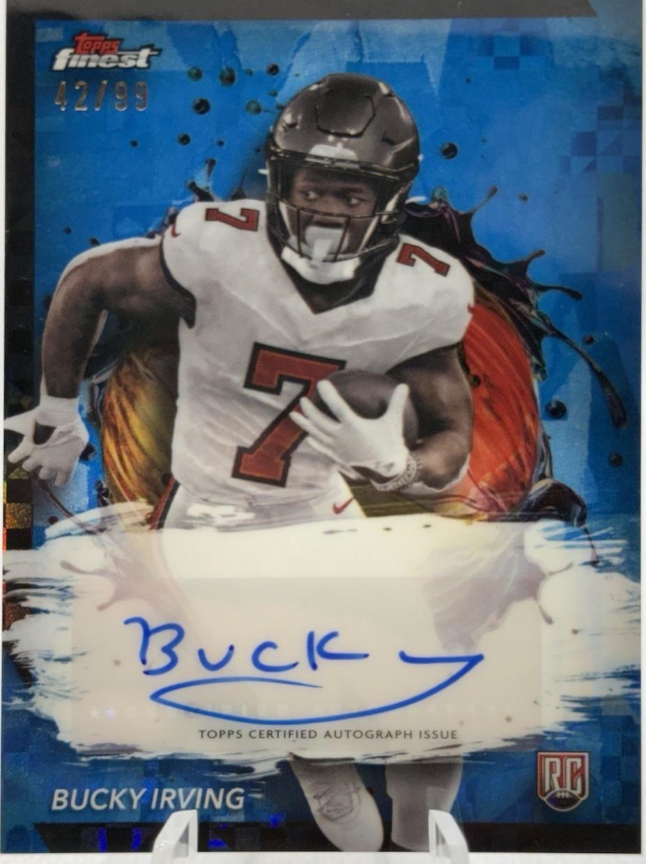 Bucky Irving [Blue Checkerboard Refractor] #RFA-M”