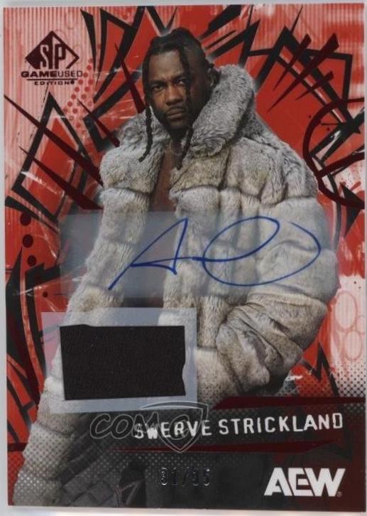Swerve Strickland [Red Memorabilia Autograph] #50