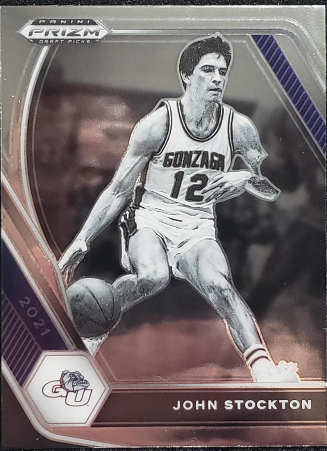 John Stockton #87 Basketball Cards 2021 Panini Prizm Draft Picks