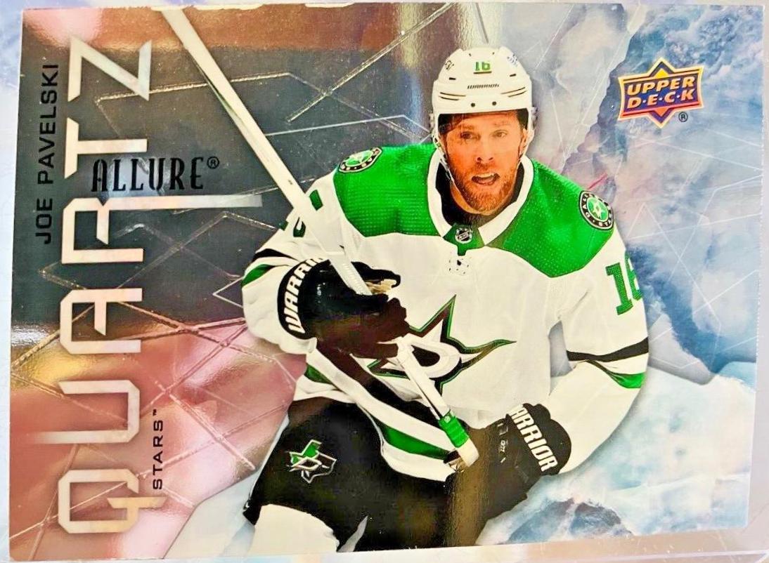 Joe Pavelski #AQ-JP Hockey Cards 2021 Upper Deck Allure Quartz