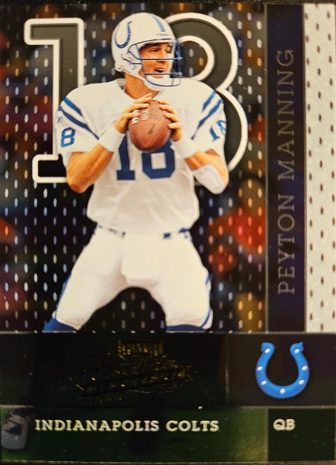 Peyton Manning #104 2002 Playoff Absolute Memorabilia Football