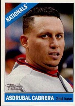 Asdrubal Cabrera #8 Baseball Cards 2015 Topps Heritage