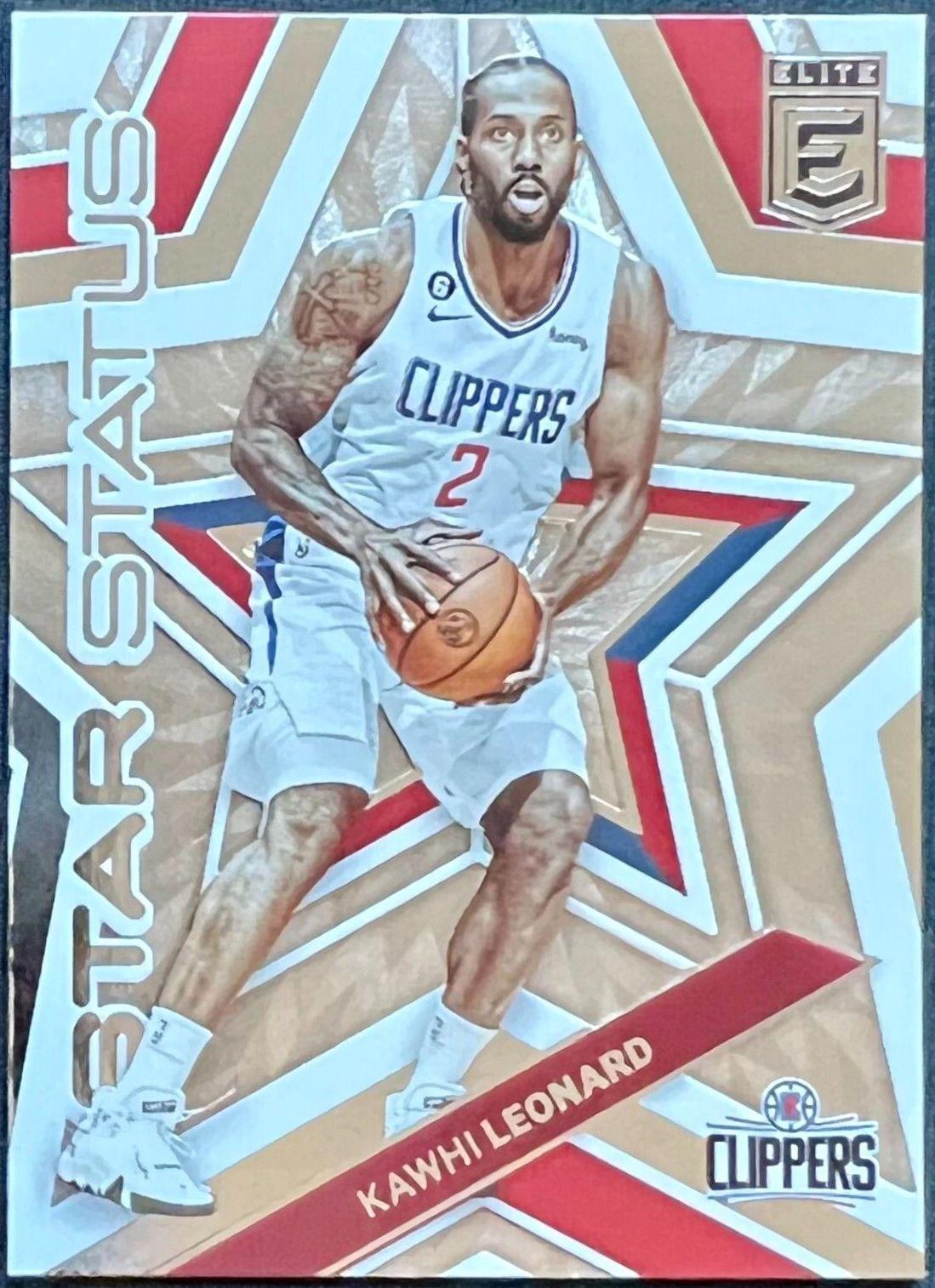 Kawhi Leonard #5 Basketball Cards 2022 Panini Donruss Elite Star Status
