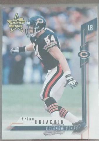 Brian Urlacher #7 Football Cards 2001 Leaf Rookies & Stars