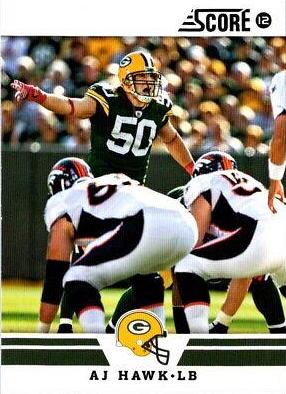 A.J. Hawk #2 Football Cards 2012 Panini Score