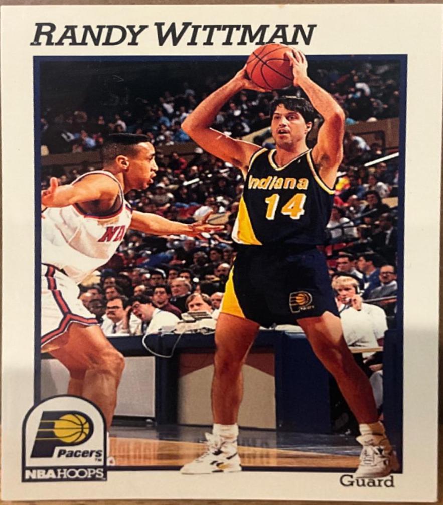 Randy Wittman #375 Basketball Cards 1991 Hoops