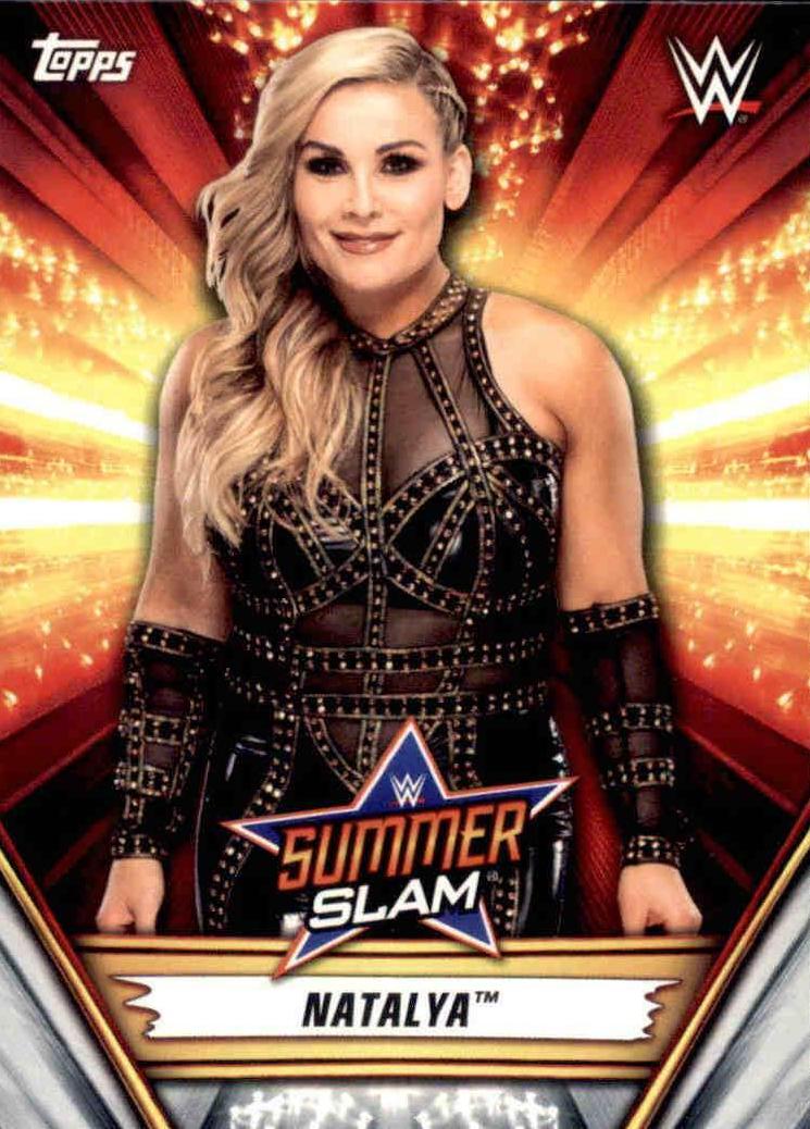 Natalya #22 Wrestling Cards 2019 Topps WWE SummerSlam