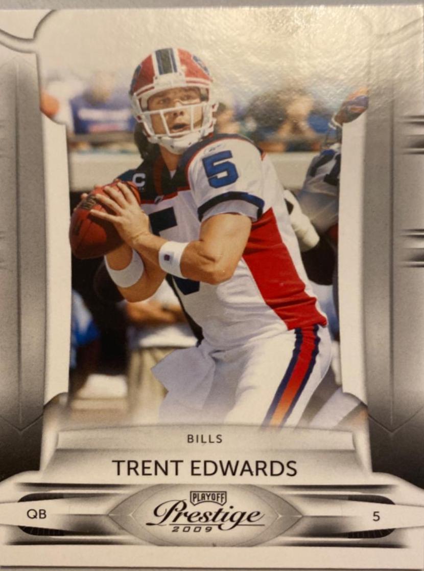 Trent Edwards #10 Football Cards 2009 Playoff Prestige
