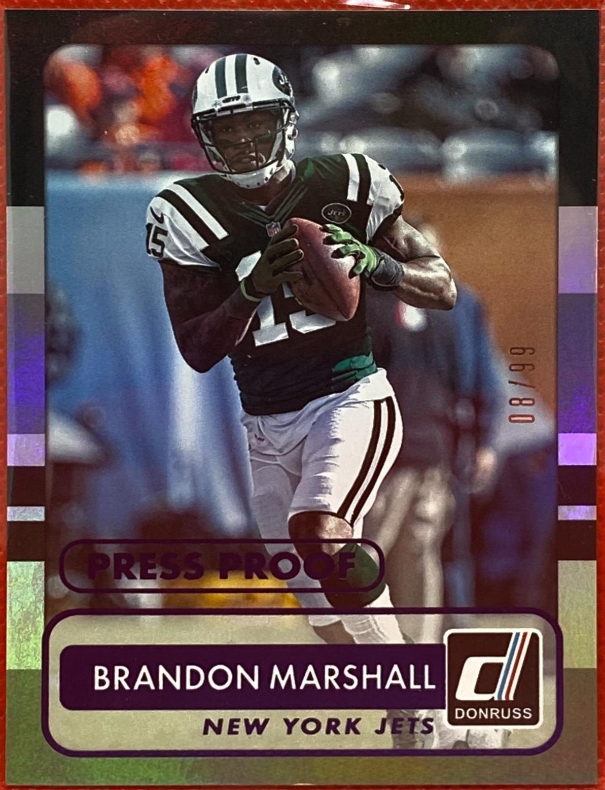 Brandon Marshall [Press Proof Purple] #82