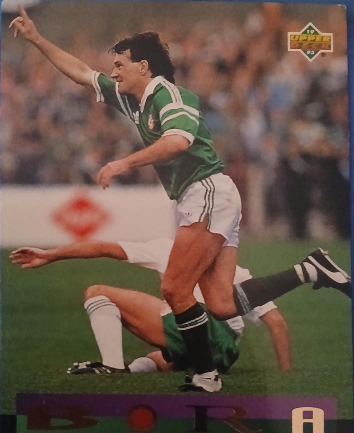 Seleccion Irlanda #206 1993 Upper Deck World Cup Preview Adams Gum Soccer