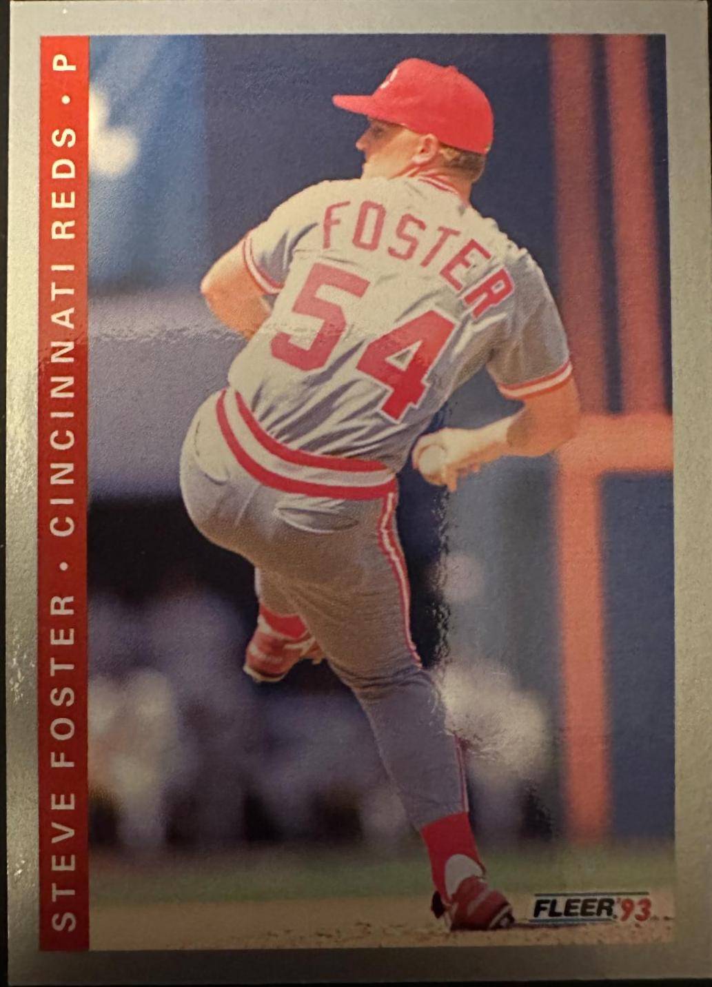 Steve Foster #33 Baseball Cards 1993 Fleer