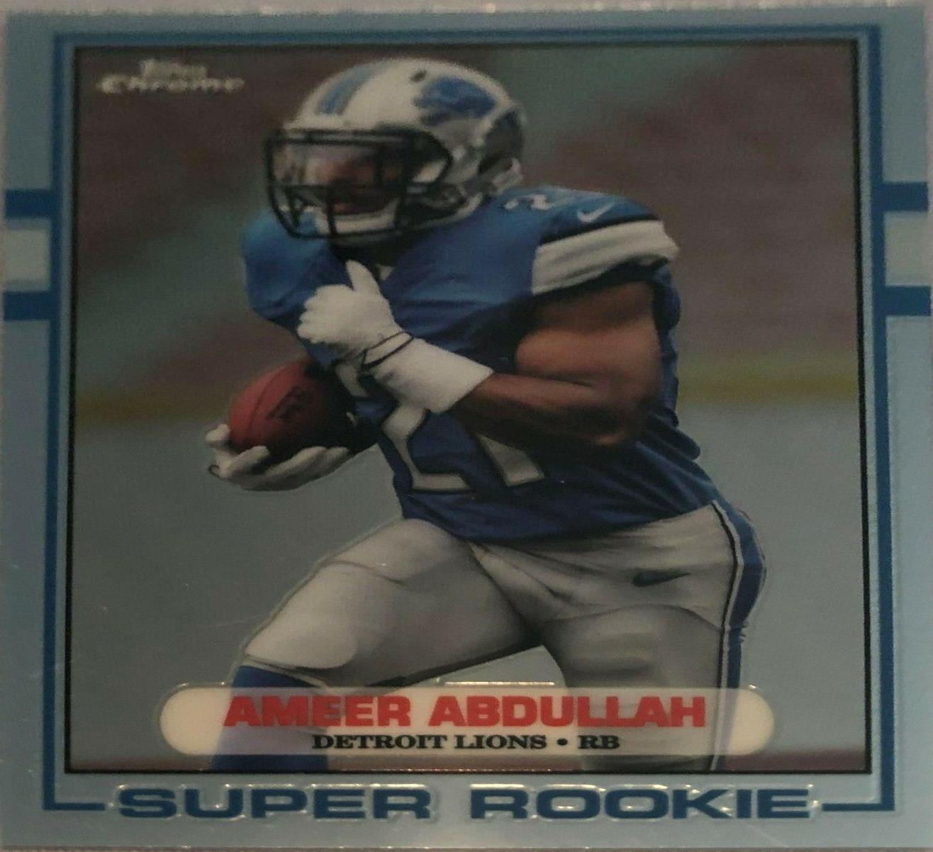 Ameer Abdullah #89-AA Football Cards 2015 Topps Chrome 1989 Super Rookie