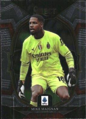 Mike Maignan #3 Soccer Cards 2022 Panini Select Serie A