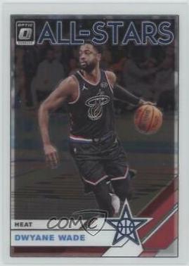 Dwyane Wade #20 Basketball Cards 2019 Panini Donruss Optic All-Stars