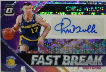 Chris Mullin #CML Basketball Cards 2018 Panini Donruss Optic Fast Break Signatures