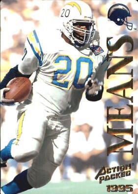 Natrone Means #10 Football Cards 1995 Action Packed