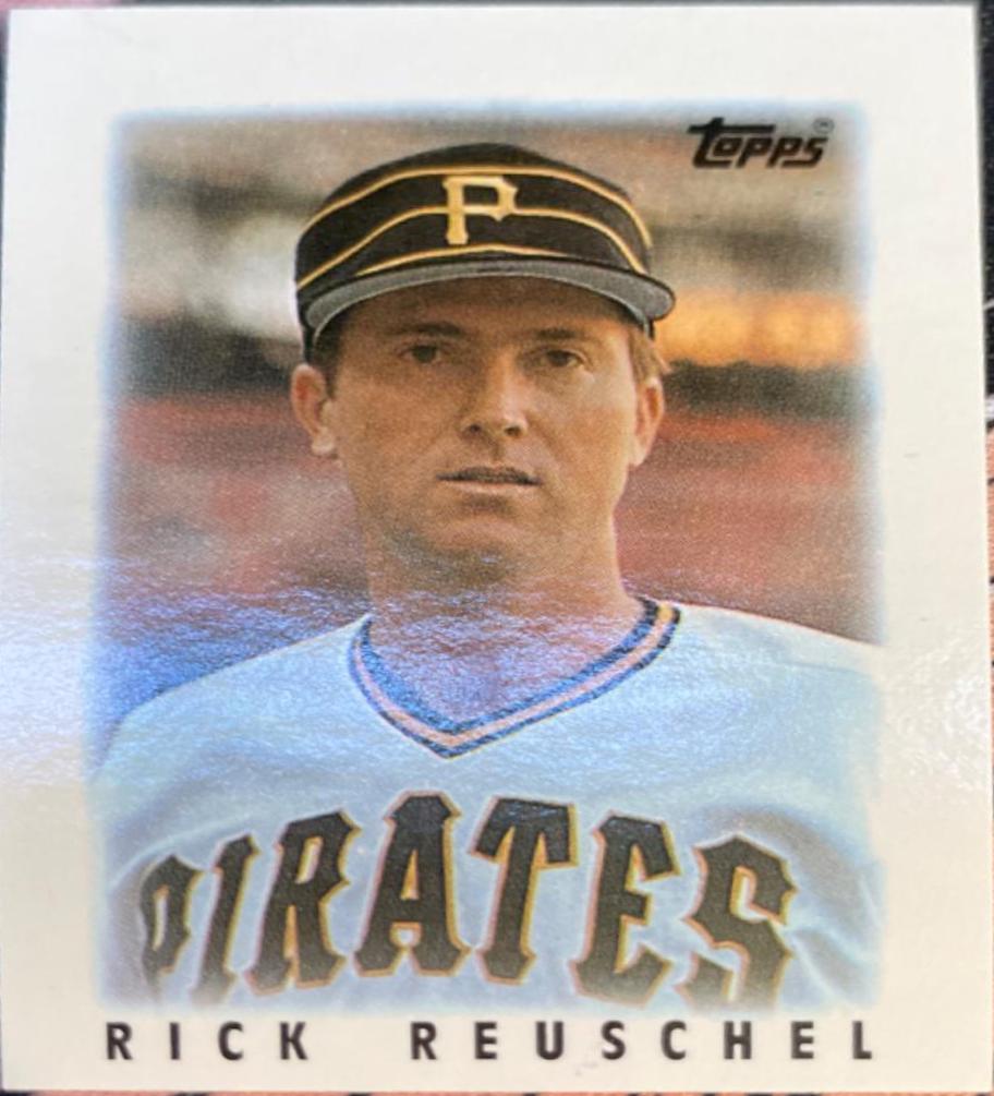 Rick Reuschel #57 Baseball Cards 1986 Topps Mini League Leaders