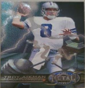 Troy Aikman #11 Football Cards 1997 Metal Universe