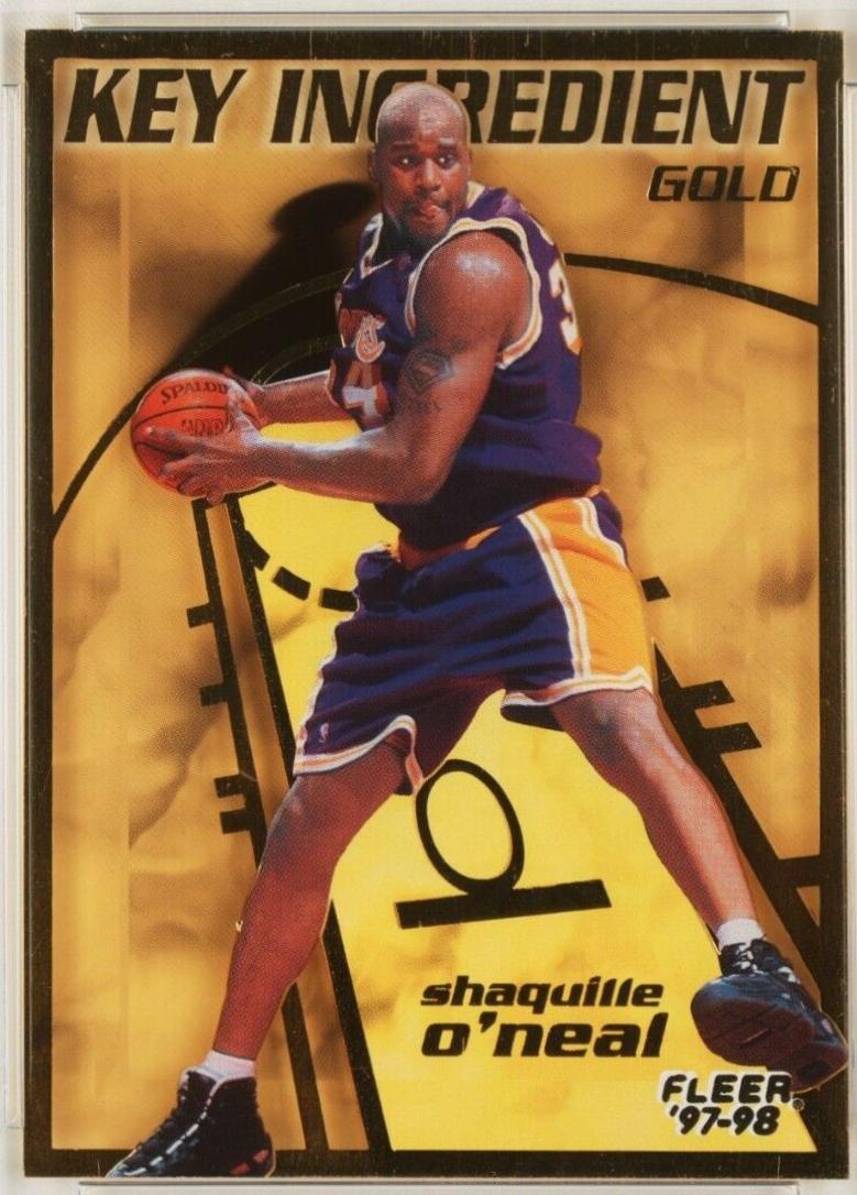 Shaquille O'Neal [Gold] #9 Prices | 1997 Fleer Key Ingredient
