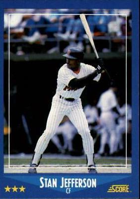 Stan Jefferson #114 Baseball Cards 1988 Score