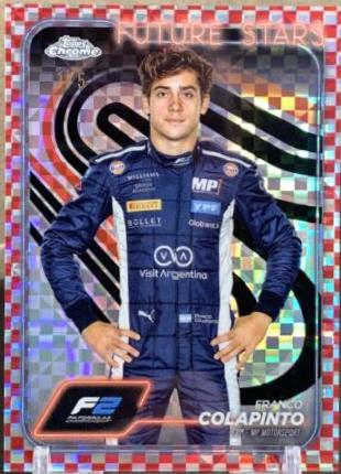 Franco Colapinto [Checker Flag Red Refractor] #24