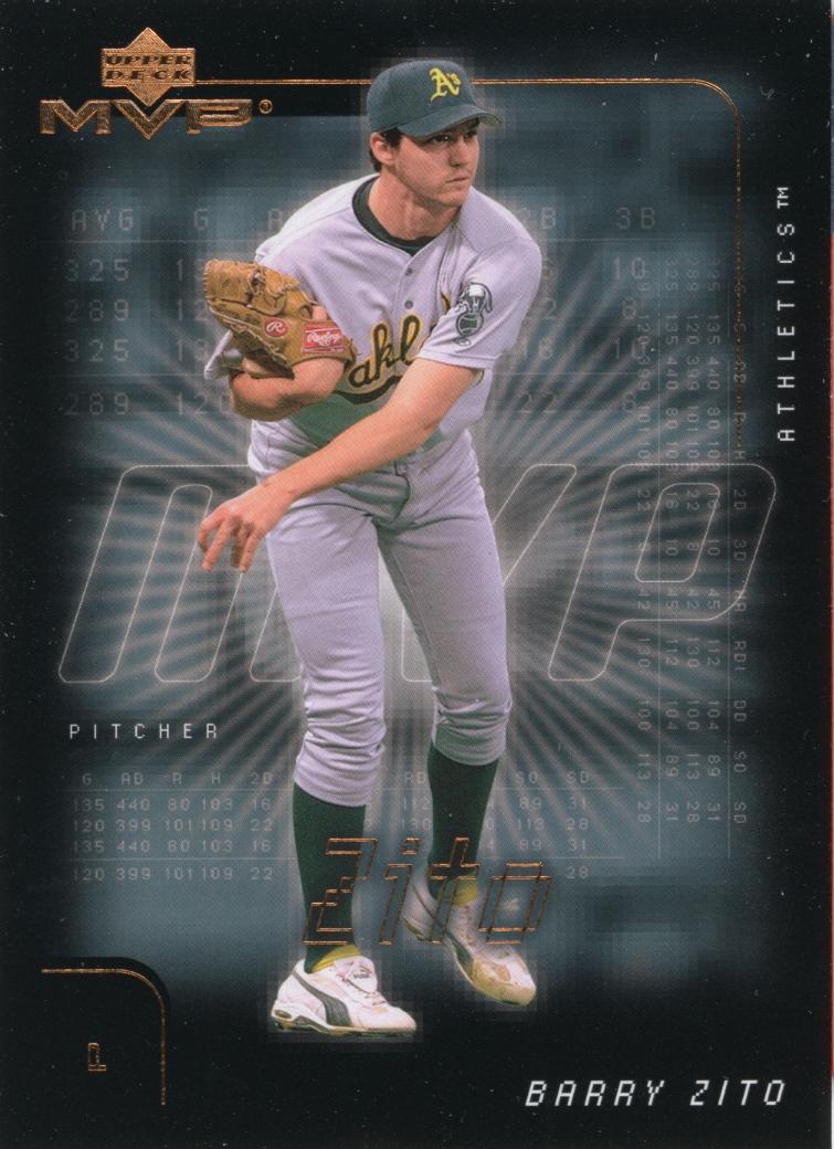 Barry Zito #12 Baseball Cards 2002 Upper Deck MVP