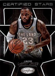 Lebron James #25 Basketball Cards 2018 Panini Certified Stars