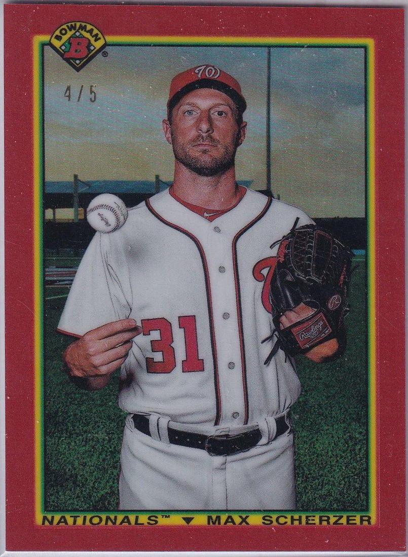 Max Scherzer [Red Refractor] #90BMS