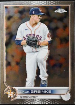 Zack Greinke #5 2022 Topps Chrome Baseball