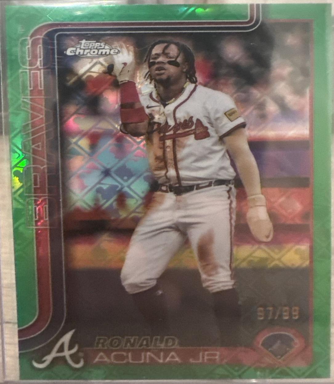 Ronald Acuna Jr. [Green Refractor] #257
