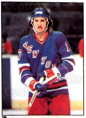 Ed Johnstone #169 1981 O Pee Chee Sticker Hockey