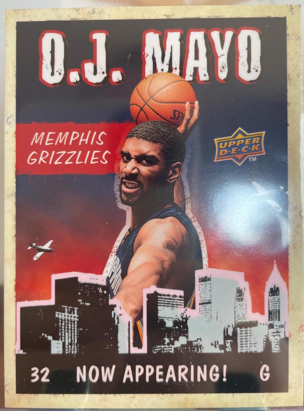 O.J. Mayo #NA-3 Basketball Cards 2009 Upper Deck Now Appearing