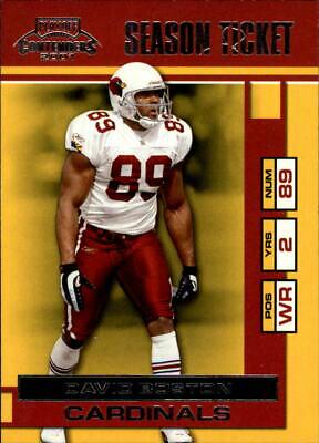 David Boston #1 Football Cards 2001 Playoff Contenders