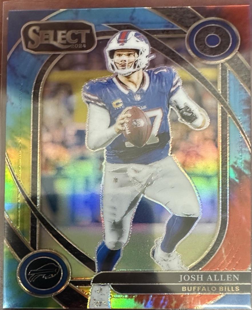 Josh Allen [Tie-Dye Prizm] #225 Prices | 2024 Panini Select
