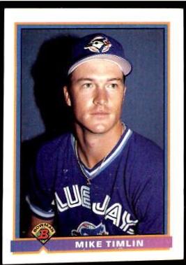 Mike Timlin #15 Baseball Cards 1991 Bowman