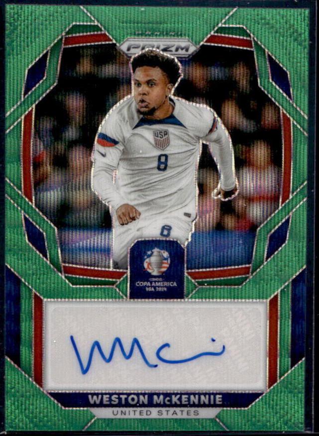 Weston McKennie [Green Wave] #S-WM Prices | 2024 Panini Prizm Copa