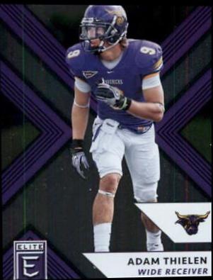 Adam Thielen #3 Football Cards 2018 Panini Elite Draft Picks