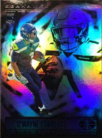 D'Wayne Eskridge #77 Football Cards 2021 Panini Illusions