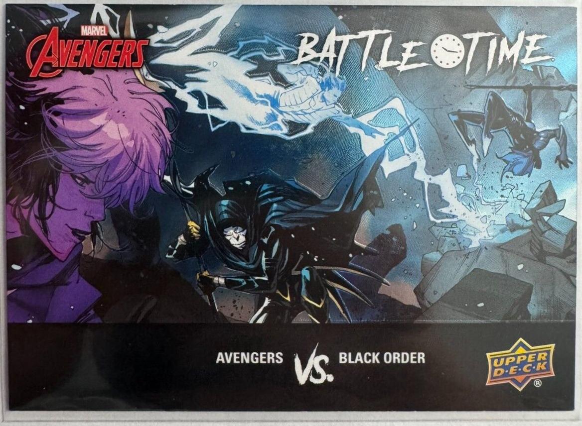 Black Order #BT-15 Marvel 2024 Upper Deck Avengers Battle Time