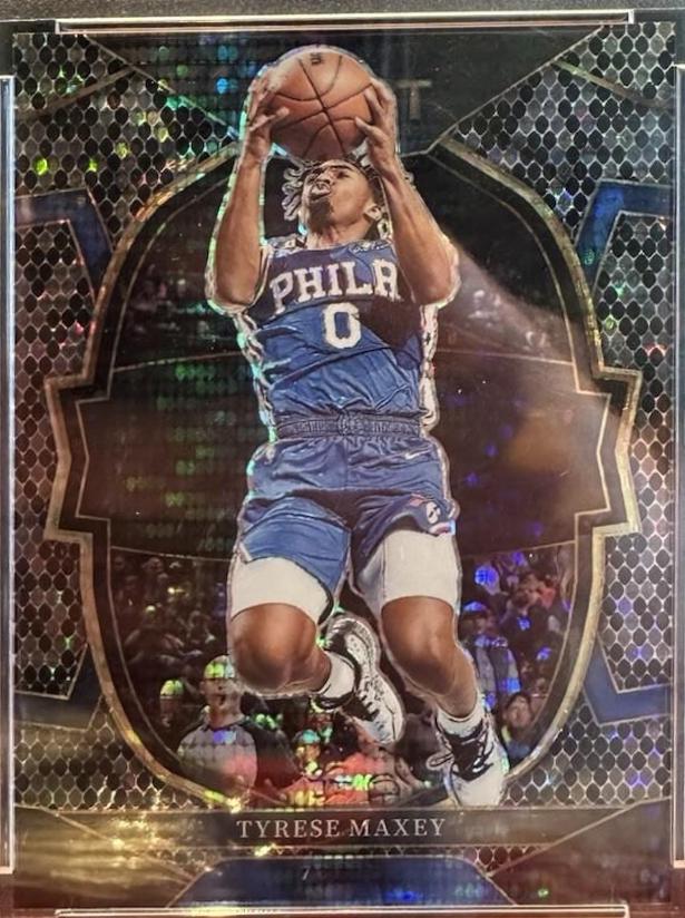Tyrese Maxey [Black Snakeskin] #9