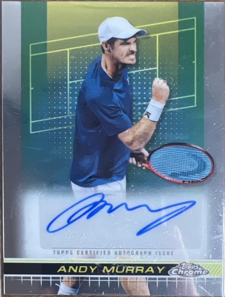 Andy Murray #AIV-AMY Tennis Cards 2024 Topps Chrome Image Variation Autograph