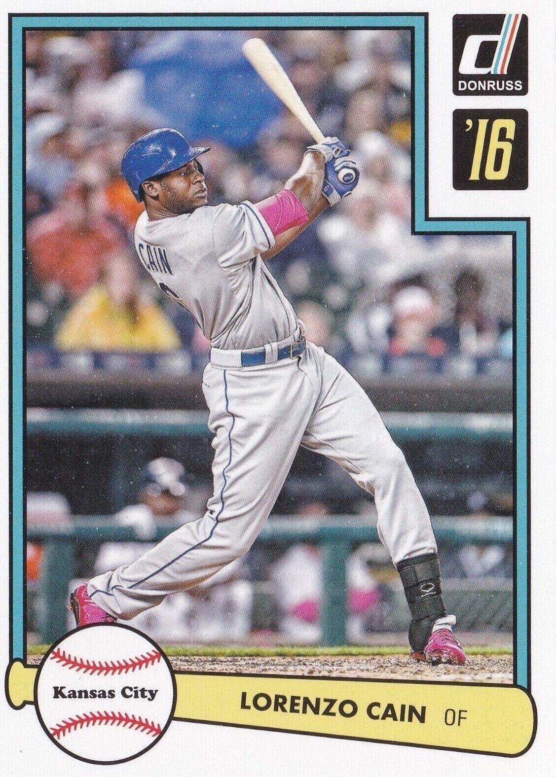 Lorenzo Cain #3 Baseball Cards 2016 Panini Donruss 1982