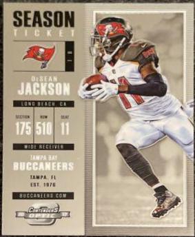 DeSean Jackson #11 Football Cards 2017 Panini Contenders Optic