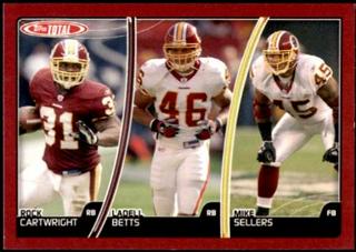 Rock Cartwright, Ladell Betts, Mike Sellers