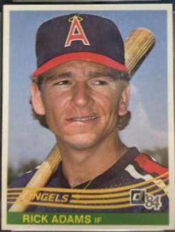 Rick Adams #85 Baseball Cards 1984 Donruss