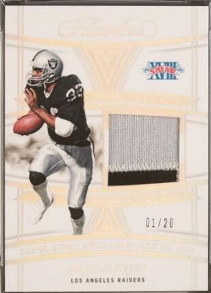 Marcus Allen #9 2023 Panini Flawless Super Bowl Swatch Football